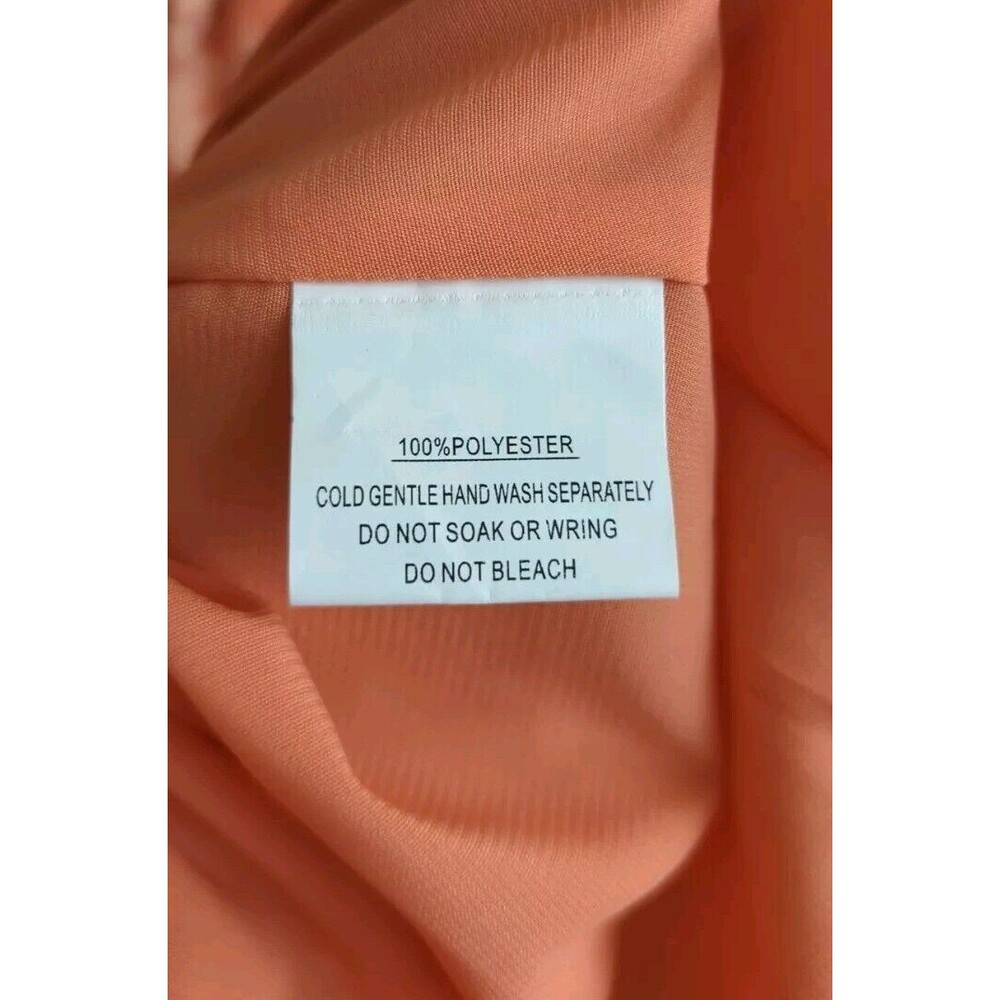 Hello Molly Sweet Harmony Romper Orange Floral Mini Vacation Balloon Slv 4 S - Picture 13 of 13